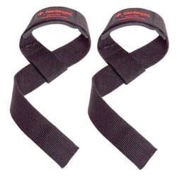 HARBINGER - Weightlifting Padded Cotton Lifting Straps - Neotek Pad - Noir