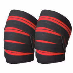 Genouillères HARBINGER Red-Line pour haltérophilie - Noir