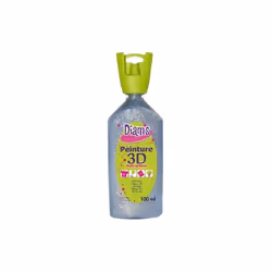 OZ International Peinture Diams 3D - Argent Paillété, 14 an(s), Garçon/Fille, Multicolore, Diam'S, 1 pièce(s), 35 mm