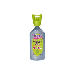 OZ International Peinture Diams 3D - Argent Paillété