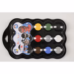 OZ International Palette De Maquillage Grim'Tout 9 Couleurs Héros, 3 an(s), Plastique, Multicolore
