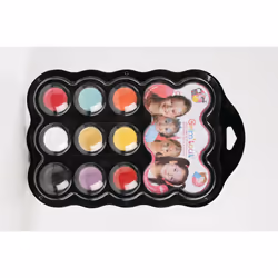 OZ International Palette De Maquillage Grim'Tout 9 Couleurs Princesse, 3 an(s), Plastique, Multicolore