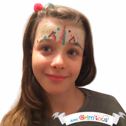 OZ International Pochoir De Maquillage Grimtout - Poney Et Licorne