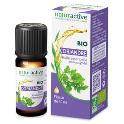 Naturactive Huile Essentielle Coriandre (Coriandrum sativum L.) Bio 10 ml