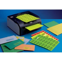Techmay Logetiq 3388 étiquette auto-collante Rectangle Permanent Rouge 2400 pièce(s)