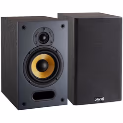 Enceintes bibliothèques - DAVIS ACOUSTICS - Hera 70 - Haut-parleurs inclus - Filaire - Noir
