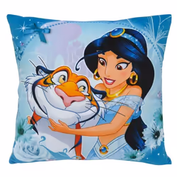 Coussin 35x35cm Disney Princesse Jasmine