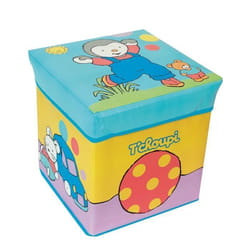 Fun House Tchoupi tabouret rangement ardoise pour enfant