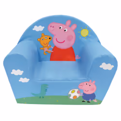 Cijep Peppa Pig - Fauteuil Club, Polyester, Multicolore, Garçon/Fille, 2 an(s), France, 1 pièce(s)