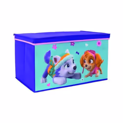 PAT'PATROUILLE Coffre a jouets pliable - Dimensions : L 56,5 x P 36 x H 31 cm - Matiere intissé et carton - Fille - a partir ...