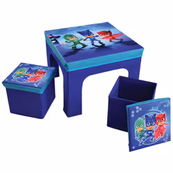 La table et les 2 tabourets pliables Pyjamasques est une solution originale pour les petites chambres. Voilà un ensemble qui  ...