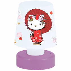 Cijep - Veilleuse poussoir multicolore Hello Kitty - 11.5 cm