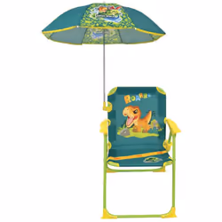 Chaise pliante Jurassic World enfant avec parasol est la chaise idéale pour les enfants à partir de 3 ans. Adapter à leur tai ...