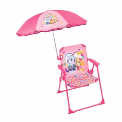 Chaise pliante Pat'Patrouille Stella Everest pour enfants Conçue pour les jeunes aventuriers, cette chaise pliante FUN HOUSE  ...