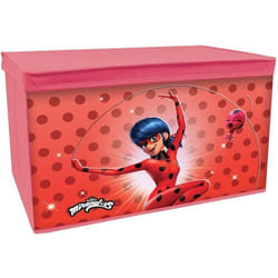 Fun House Miraculous Coffre A Jouets - Pliable - 55,5 X 34,5 X 34 Cm - Pour Enfant