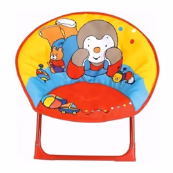 Offrez à votre enfant un siège pliable confortable à l'effigie de son héros préféré, T'Choupi. Ce siège en polyester avec str ...