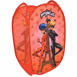 Bac de rangement Miraculous Lady Bug Rouge - Coloris : Multicolor - Licence : Miraculous Ce Bac de rangement enfant Miraculou ...