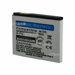Batterie de téléphone portable pour LG GC900 / GM730 / GT500 LGIP-580A 3.7V Li-Ion 1000mAh