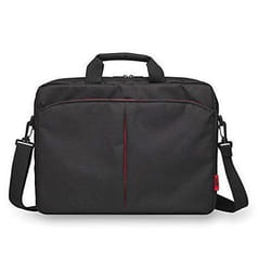 WE Classic 15.6" Sac Messenger Noir, Rouge