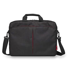 WE Classic 17.3" Sac Messenger Noir, Rouge