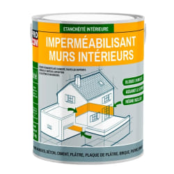 PRO COM Résine Étanchéité Mur Intérieur 2.5L - Incolore