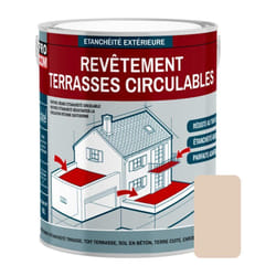 Procom - Peinture, résine d'étanchéité imperméabilisation terrasse circulable, balcon, sols extérieurs, béton, plusieurs coloris E2CCBA 2.5 litres