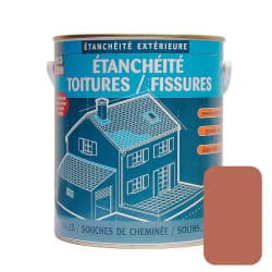 PROCOM Peinture Étanchéité Toiture 10L - Terre Cuite
