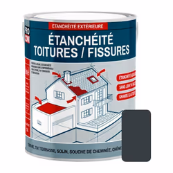 ÉTANCHÉITÉ TOITURE | RÉSINE D'ÉTANCHÉITÉ Étanchéité toiture, fissure PROCOM® Revêtement d'étanchéité coloré de grande élastic ...