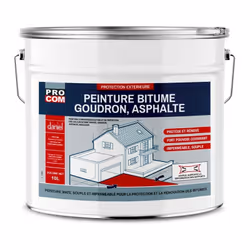 PEINTURE BITUME, BETON | SOL EXTERIEUR Peinture bitume, goudron, asphalte PROCOM® La peinture bitume PROCOM est une peinture  ...