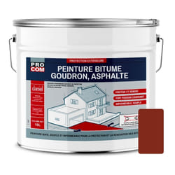 Procom - Peinture bitume, résine sol enrobé bitumeux, asphalte, goudron, macadam 772F21 10 litres