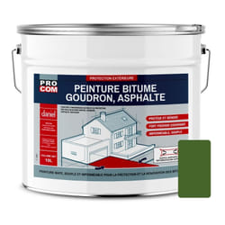 Procom - Peinture bitume, résine sol enrobé bitumeux, asphalte, goudron, macadam 4b6331 10 litres