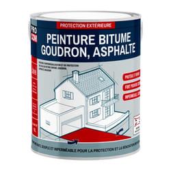 Procom - Peinture bitume, résine sol enrobé bitumeux, asphalte, goudron, macadam ffffff 2.5 litres