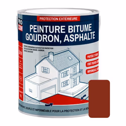 PEINTURE BITUME, BETON | SOL EXTERIEUR Peinture bitume, goudron, asphalte PROCOM® La peinture bitume PROCOM est une peinture  ...