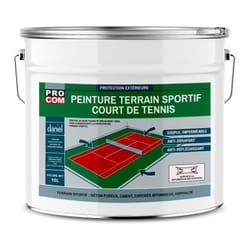 Procom - Peinture tennis, peinture terrain de sport, rénovation et protection de terrain sportif ffffff 10 litres