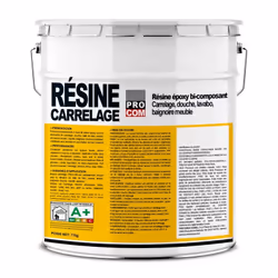 PEINTURE CARRELAGE | RÉSINE CARRELAGE ÉPOXY Résine carrelage Époxy PROCOM® Résine époxy idéale pour la rénovation des carrela ...