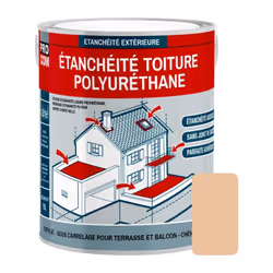 ÉTANCHÉITÉ TOITURE TERRASSE, TOIT PLAT | RÉSINE D'ÉTANCHÉITÉ POLYURÉTHANE Étanchéité Toiture Polyuréthane PROCOM® Résine d'ét ...