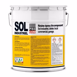 PEINTURE SOL ÉPOXY | GARAGE, SOL INDUSTRIEL Résine Époxy Sol PROCOM® Le produit Résine Époxy Sol PROCOM® est un revêtement bi ...