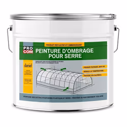 PEINTURE D'OMBRAGE SERRE | OMBRAGEANT SERRE Peinture d'Ombrage Serre Classique PROCOM Peinture d'ombrage pour serre plastique ...