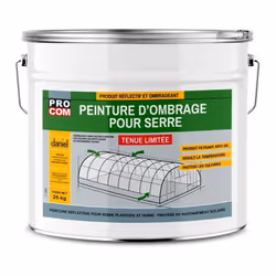 PEINTURE D'OMBRAGE POUR SERRE | TENUE LIMITÉE Peinture d'Ombrage Serre tenue limitée PROCOM La Peinture d'ombrage pour serre  ...