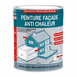 PEINTURE ANTI-CHALEUR FACADE | PEINTURE THERMIQUE Peinture façade anti-chaleur PROCOM® Peinture Façade Anti-chaleur PROCOM® e ...