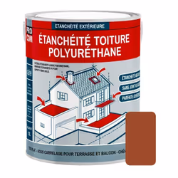 ÉTANCHÉITÉ TOITURE TERRASSE, TOIT PLAT | RÉSINE D'ÉTANCHÉITÉ POLYURÉTHANE Étanchéité Toiture Polyuréthane PROCOM® Résine d'ét ...