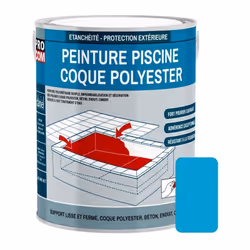 PEINTURE PISCINE POLYURETHANE | COQUE POLYESTER Peinture Piscine Coque Polyester PROCOM ® La Peinture piscine coque polyester ...