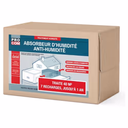 ABSORBEUR D'HUMIDITÉ | DÉSHUMIDIFICATEUR Absorbeur d'humidité, protection anti-humidité PROCOM ® L'absorbeur d'humidité PROCO ...