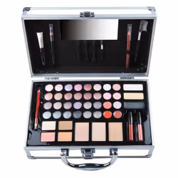Mallette de Maquillage - GLOSS - Fashionista - 24 Ombres à Paupières - 8 Baumes à Lèvres - 4 Blushs