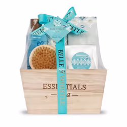 Coffret de bain - Essentials Spa - 5pcs - Gel douche 160ml - Lotion corporelle 100ml - Cristaux de bain 100g