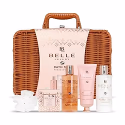 Coffret de bain - BELLE - Luxury in Amber - 5 pièces - Gel douche 210ml - Lotion corporelle 210ml
