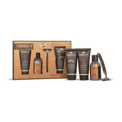 Coffret de rasage - GLOSS - Barber & CO Craft - 100ml shampoing - 100ml baume après-rasage - 100ml gel de rasage