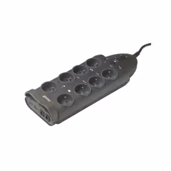 Infosec S8 LAN TV Noir 8 sortie(s) CA 250 V 1,8 m