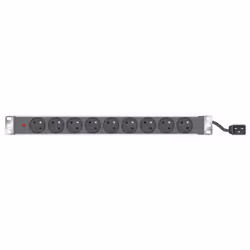 Outillage Infosec Multiprise 9 prises 19 cordon C20 avec voyant