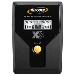 Infosec X3 500 alimentation d'énergie non interruptible Interactivité de ligne 500 kVA 240 W 2 sortie(s) CA